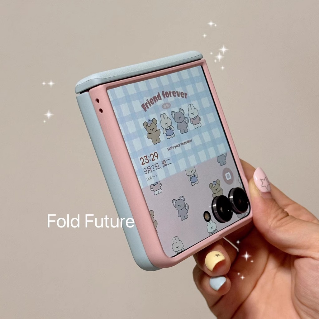 เคสโทรศัพท์ Samsung Z Flip 5 Z Flip 6 Z Flip 7 เคสโทรศัพท์หนังบางเฉียบ สัมผัสสบาย กันฝุ่น กันกระแทก ปกป้องเต็มที่ Z Flip 5 Z Flip 6 Z Flip 7