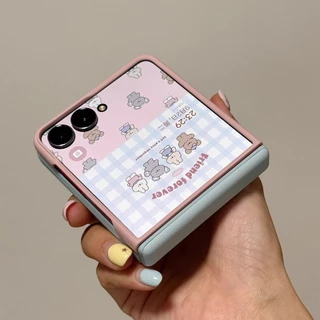 เคสโทรศัพท์ สำหรับ Samsung Z Flip 5 Z Flip 6 Z Flip 7 Z Flip 8 เคสโทรศัพท์หนังบางเฉียบ สัมผัสสบาย กันฝุ่น กันกระแทก ปกป้องเต็มที่ Z Flip 8 Z Flip 5 Z Flip 6 Z Flip 7