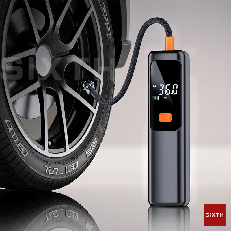 SUITU 20000mah เครื่องปั๊มลมไฟฟ้า ที่เติมลมยางรถ ชาร์จไฟได้ ที่เติมลมยางรถยนต์ ไฟฟ้าพกพา ที่เติมลมไฟฟ้าไร้สาย ที่ เติม ลม ยาง รถมอเตอร์ไซค์ จอแสดงผล LCD