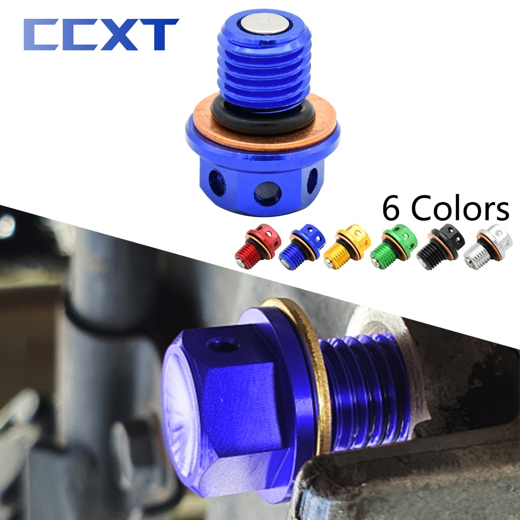 M12xp1.5 สกรูท่อระบายน้ํามัน แบบแม่เหล็ก CNC สําหรับ Yamaha YZ250 YZ250X XT250X WR250R WR250X MT-25 