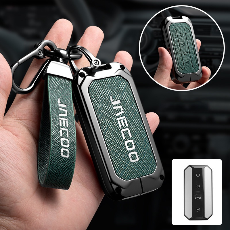 เคสกุญแจรีโมทรถยนต์ อุปกรณ์เสริม สําหรับ  Jaecoo J5 EV Jaecoo 5 EV Key Fob กระเป๋ากุญแจรถ อะไหล่รถยน