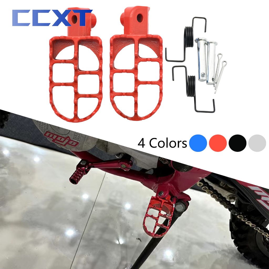 ที่พักเท้า สําหรับรถจักรยานยนต์วิบาก Honda XR50R CRF50 CRF70 CRF80 CRF100F สําหรับ Yamaha PW50 PW80 