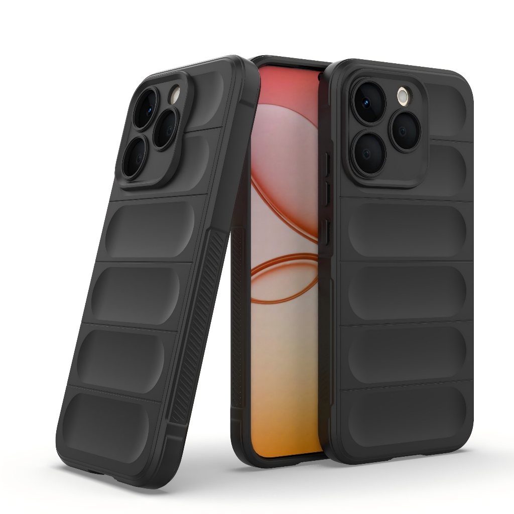 สําหรับเคสโทรศัพท์ Realme 15T 5G Phantom Shield, ดูดซับแรงกระแทกและกันลื่นซิลิโคนอ่อนนุ่มฝาครอบป้องกัน TPU
