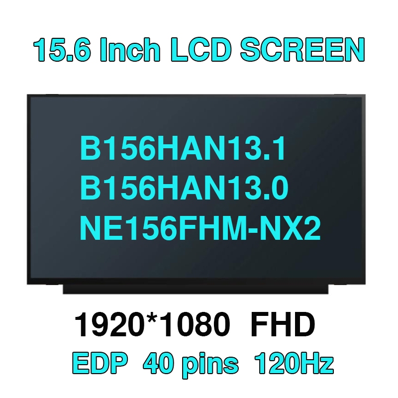 15.6 "120Hz แล็ปท็อปหน้าจอ LCD B156HAN13.1 B156HAN13.0 Fit NE156FHM-NX2 NX1 สําหรับ Lenovo Legion 5-