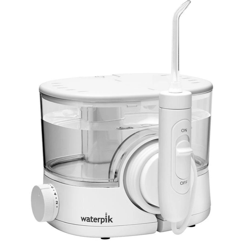Waterpik ION Water Flosser, เครื่องชลประทานในช่องปากแบบเคาน์เตอร์ชาร์จไร้สาย, WF-11 สีขาว