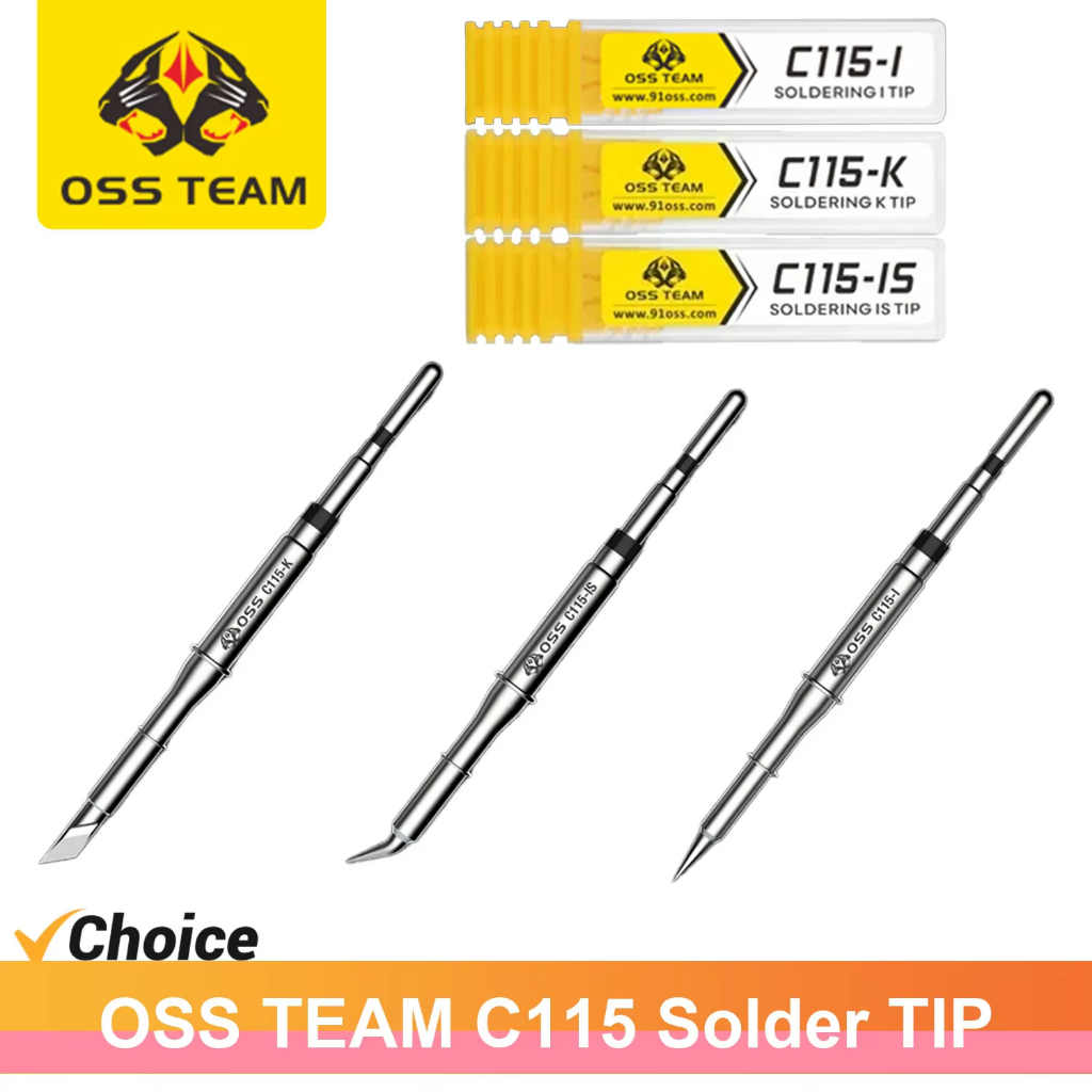 OSS C115-K/I/IS หัวแร้งเคล็ดลับ Precision ชุดซ่อมเชื่อมสําหรับ C115 ความสามารถสากล หัวแร้งเปลี่ยนเคล