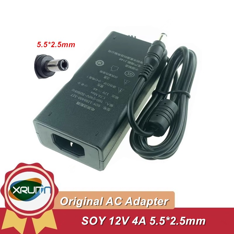 ถั่วเหลือง OEM ดั้งเดิม-1200400-327 12V 4A อะแดปเตอร์ชาร์จสําหรับ HKC / MSI Optix MAG27C MAG24C MAG3