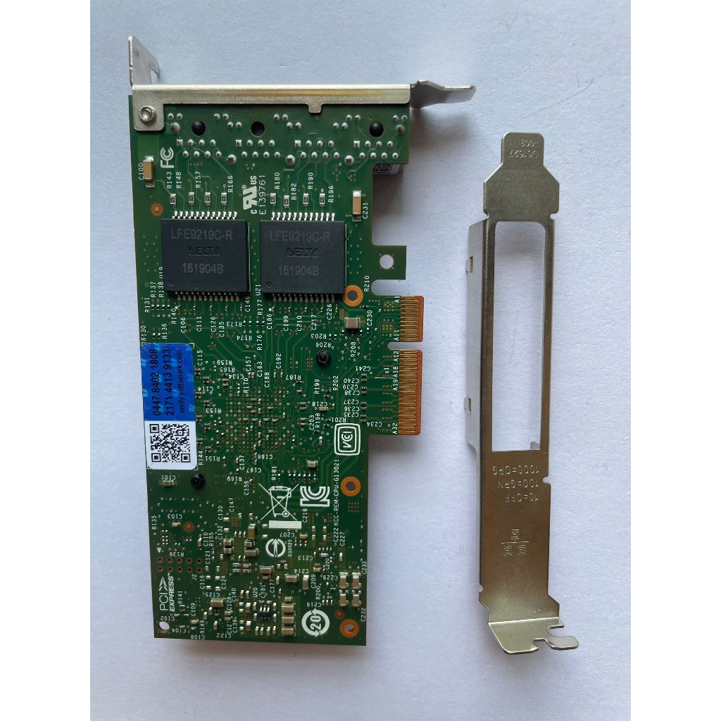 [สต๊อกพร้อม] Intel i350t4v2 การ์ดเครือข่ายพอร์ตพลังงานสี่พอร์ต Intel i350AM4 ชิปสี่พอร์ต 1g การ์ดเคร