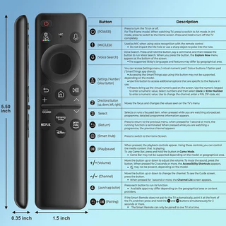 รีโมททีวี samsung BN59-01432J solar มีคำสั่งเสียง remote tv samsung BN59-011432A samsung รีโมททีวี