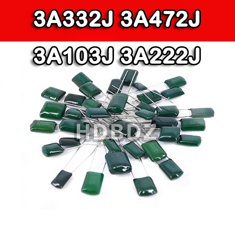 50~100PCS 3A332J 3A472J 3A103J 3A222J ตัวเก็บประจุโพลีเอสเตอร์ IC CL11