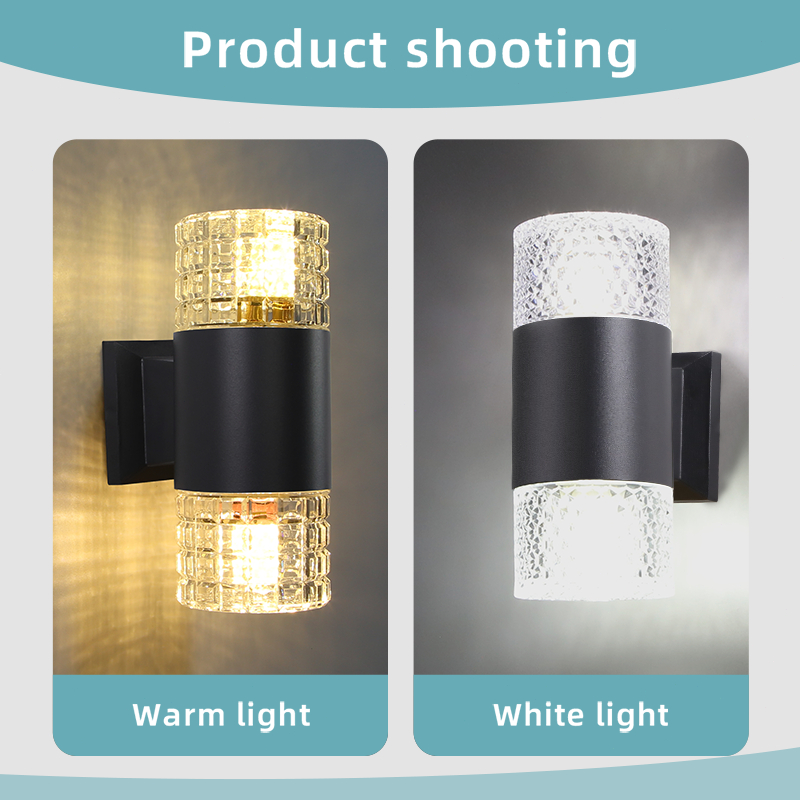 E27 ไฟติดผนัง กลางแจ้ง led ไฟผนัง IP65 กันน้ำ มี 2 หลอดไฟฟรี โคมไฟภายนอก ไฟตกแต่งสวน ไฟทางเดิน ไฟหน้าบ้าน ไฟกิ่ง - รูปที่ 5