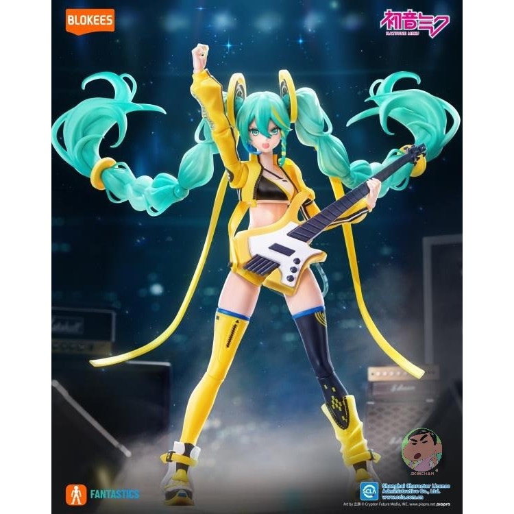BLOKEES Vocaloid Fantastics Series Action Edition Hatsune Miku (Vivid Echos) ชุดโมเดล