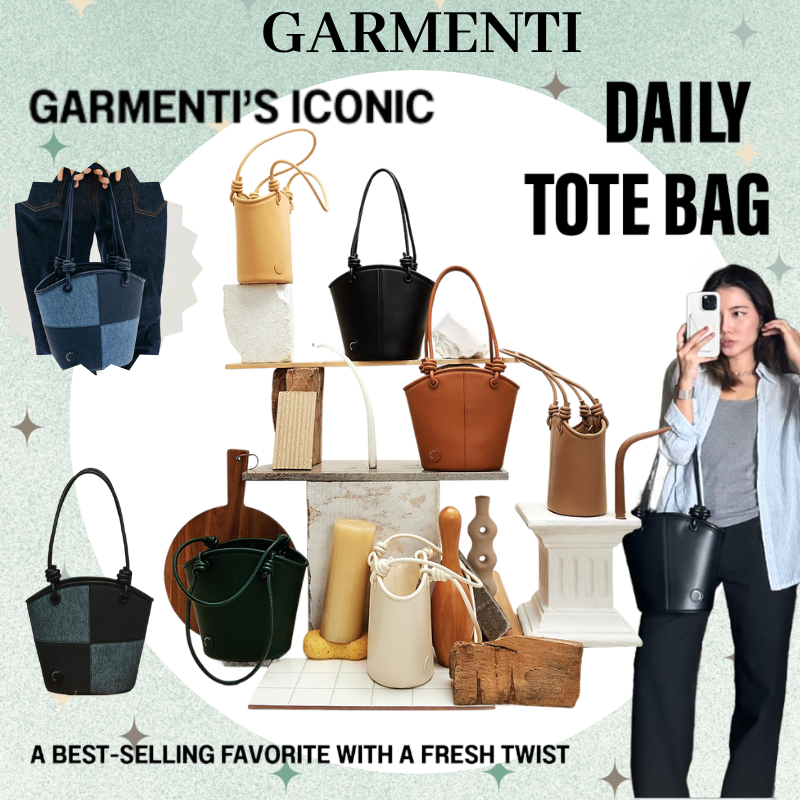 🔥พร้อมส่ง💯Garmenti Daliy Tote Bag แท้ Garmenti กระเป๋า 7 colors กระเป๋าฮิตตอนนี้ กระเป๋าสะพายไหล่