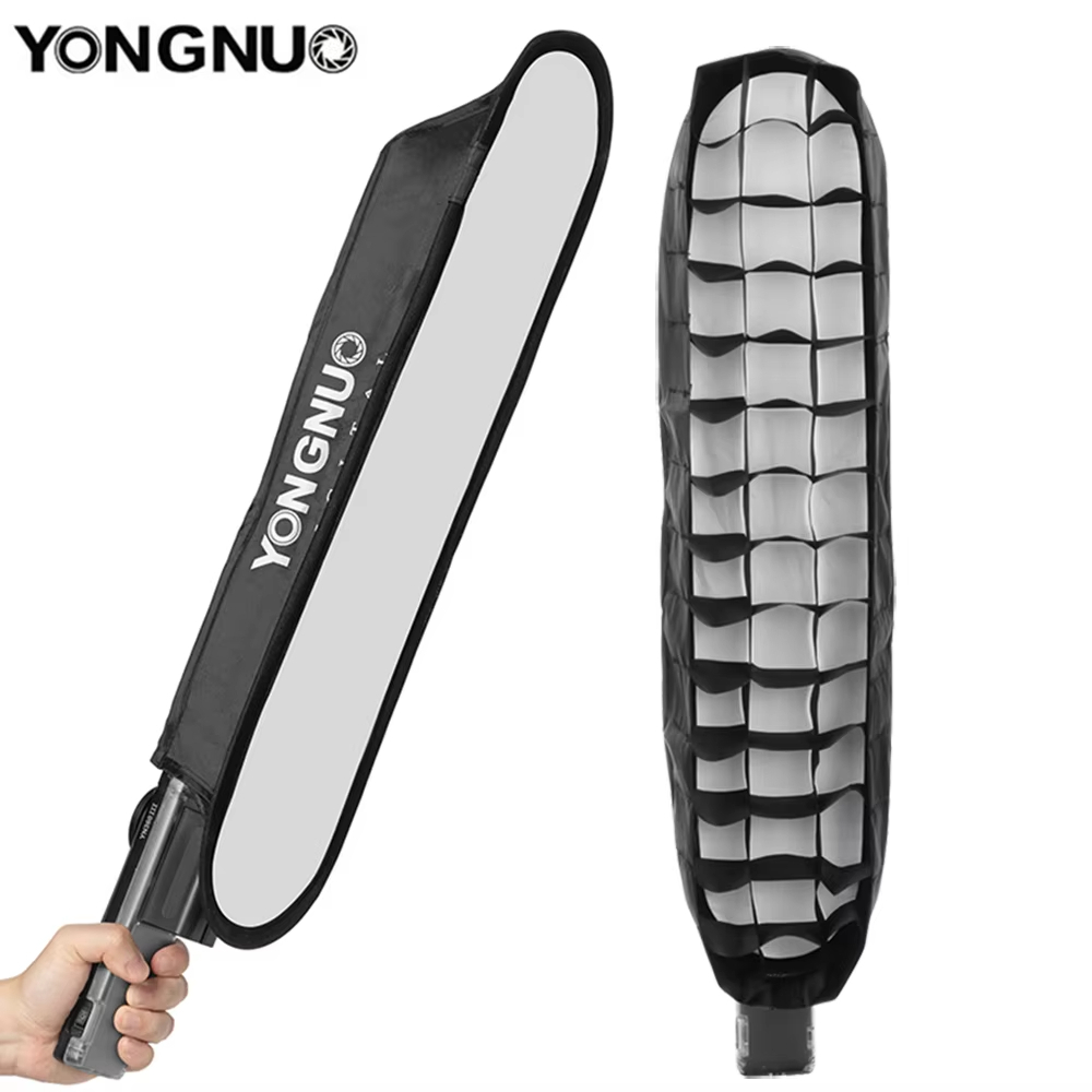 Yongnuo Original Honeycomb Grid Softbox สี่เหลี่ยมผืนผ้ากล่องอ่อนสําหรับ Yongnuo YN360S YN360IIIPro 