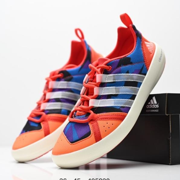 TERREX CC BOAT Wading River Tracking Casual Shoes สีส้ม สีฟ้า