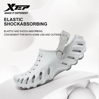 XTEP Shopee First Release รองเท้าแตะผู้ชายทำจาก EVA สองชั้น เหมาะสำหรับใส่ในฤดูร้อน ป้องกันกลิ่น ป้องกันการลื่น มีส่วนรองรับส่วนโค้งของเท้าเพื่อความสบาย ดีไซน์ใหม่ปี 2025