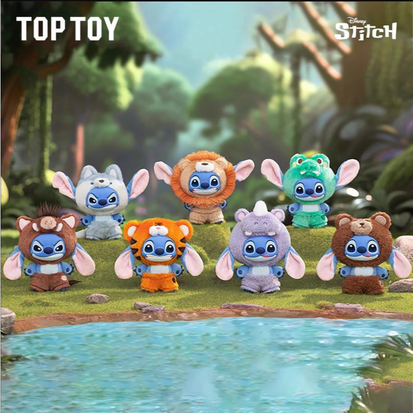 TOPTOY Disney Stitch Wild Animal Series Blind Box Toy Collection Lilo&Stitch