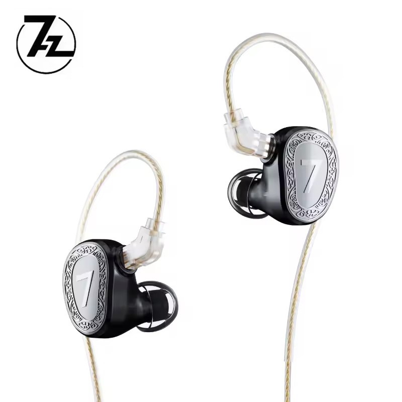 7Hz Elua Ultra HIFI หูฟังอินเอียร์แบบมีสาย 10 MM + 8 MM Dual Dynamic Driver Target Curve Tuning พร้อมสายถอดได้ระดับพรีเมียม