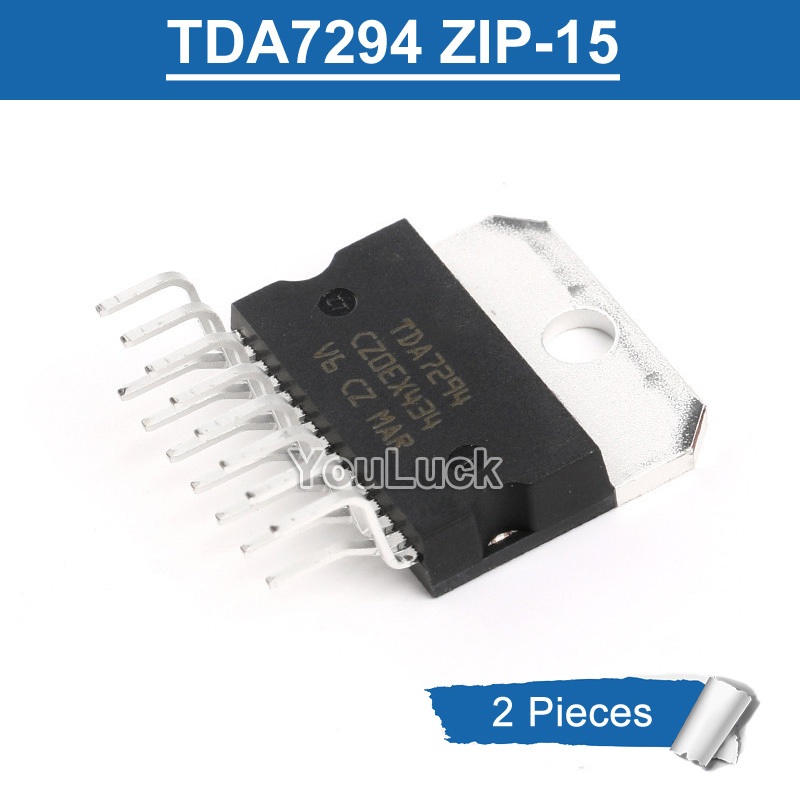 2pcs Original TDA7294 TDA7294V ZIP-15 100V/100W เครื่องขยายเสียงชิป IC