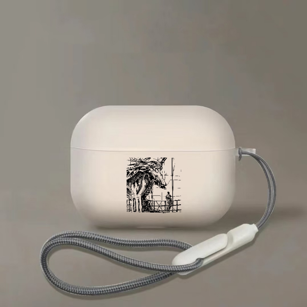 Neon Genesis Evangelion EVA สําหรับ AirPods Pro3 กรณี AirPods Pro2 กันกระแทก Matte TPU หูฟังเชือกแฟช