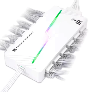 Thermalright TL-ARGB และพัดลม HUB X12/X8 IR พัดลม PWM HUB X12 รีโมทคอนโทรลไร้สาย/รองรับ 4 PIN PWM + 3 PIN + 5V ARGB PC พัดลม Controller