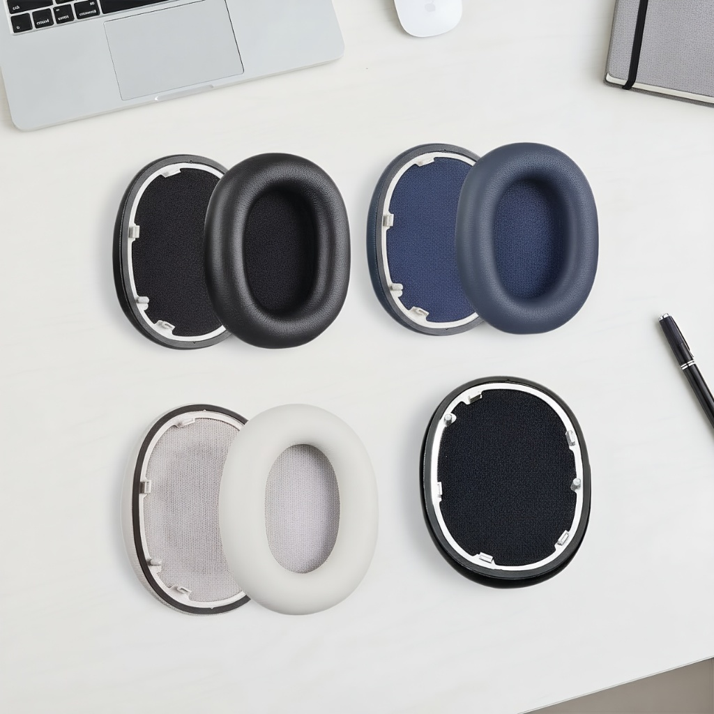 1000XM6 เปลี่ยนแผ่นรองหูฟังสําหรับ Sony WH-1000XM6 หูฟังไร้สายหน่วยความจําโฟมแผ่นรองหูฟัง WH1000XM6 
