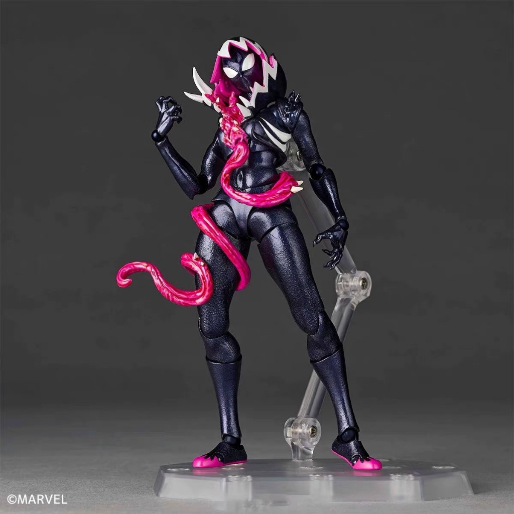Kaiyodo Amazing Yamaguchi Revoltech Spider Gwen Gwenom Ghost Spider Gwen Stacy สไปเดอร์แมน