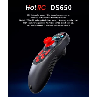 HOTRC DS-650 / DS600 2.4G 6CH เครื่องส่งสัญญาณสี/หน้าจอธรรมดารีโมทคอนโทรล w/ F-06A ตัวรับสัญญาณสําหรับ RC เรือรถรุ่น, DS800 8CH RC วิทยุระบบ