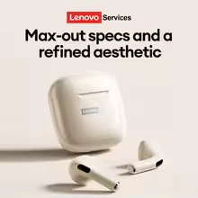 Lenovo LE201 หูฟังสําหรับเล่นเกมหูฟังบลูทูธ Latency ต่ําในหู IPX5 กันน้ําคุณภาพเสียงไฮไฟบลูทูธ 6.0