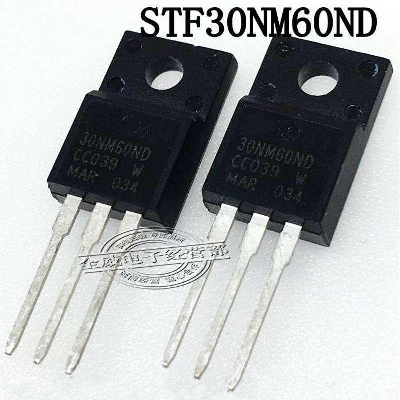 5pcs 30NM60ND F30NM60ND TO-220F STF30NM60ND 600V/25A N-channel MOSFET ทรานซิสเตอร์ใหม่เดิม