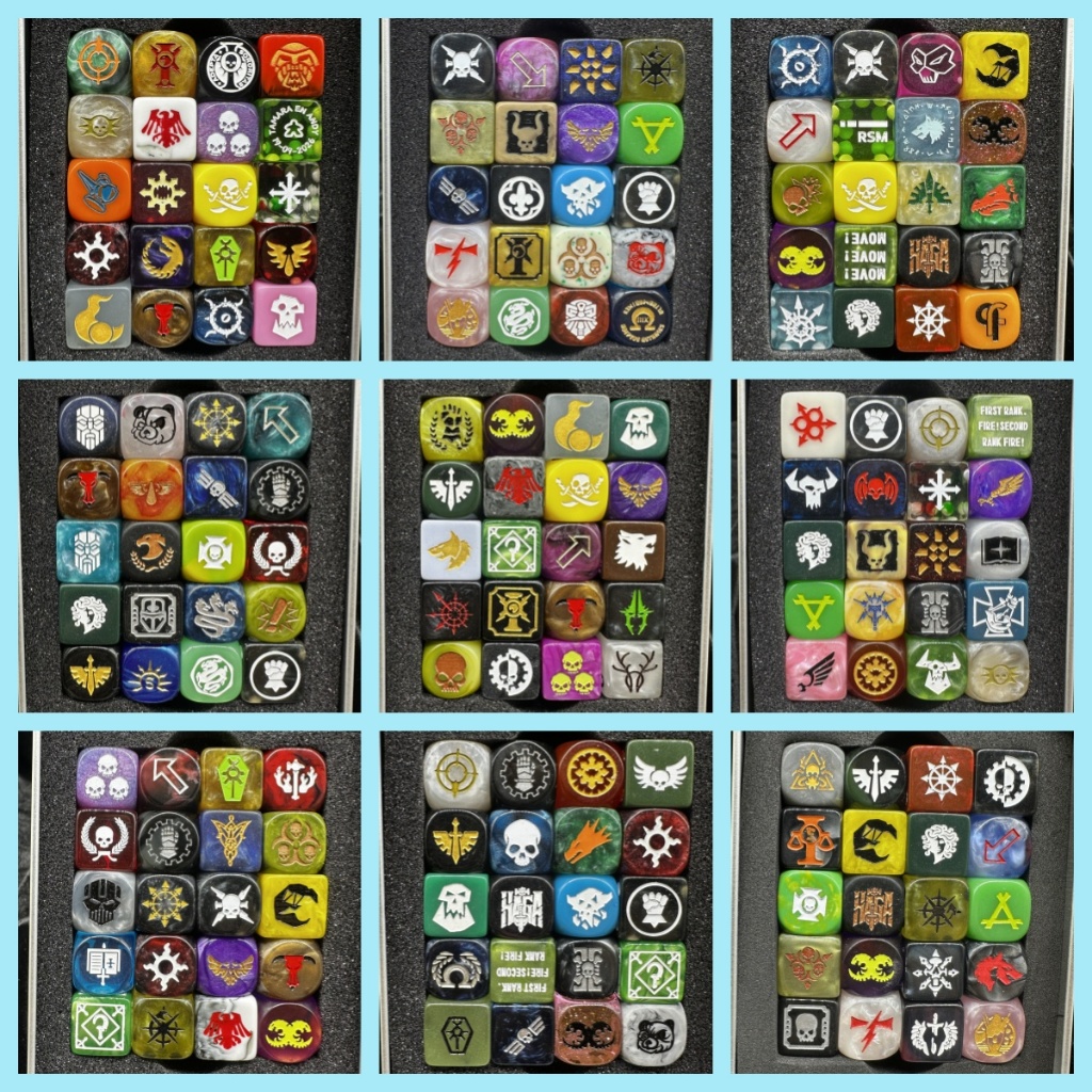 Warhammer Dice Collection Warhammer Star Warhammer Emperors Son Empires Fist Narma Sin Orc Dice Game