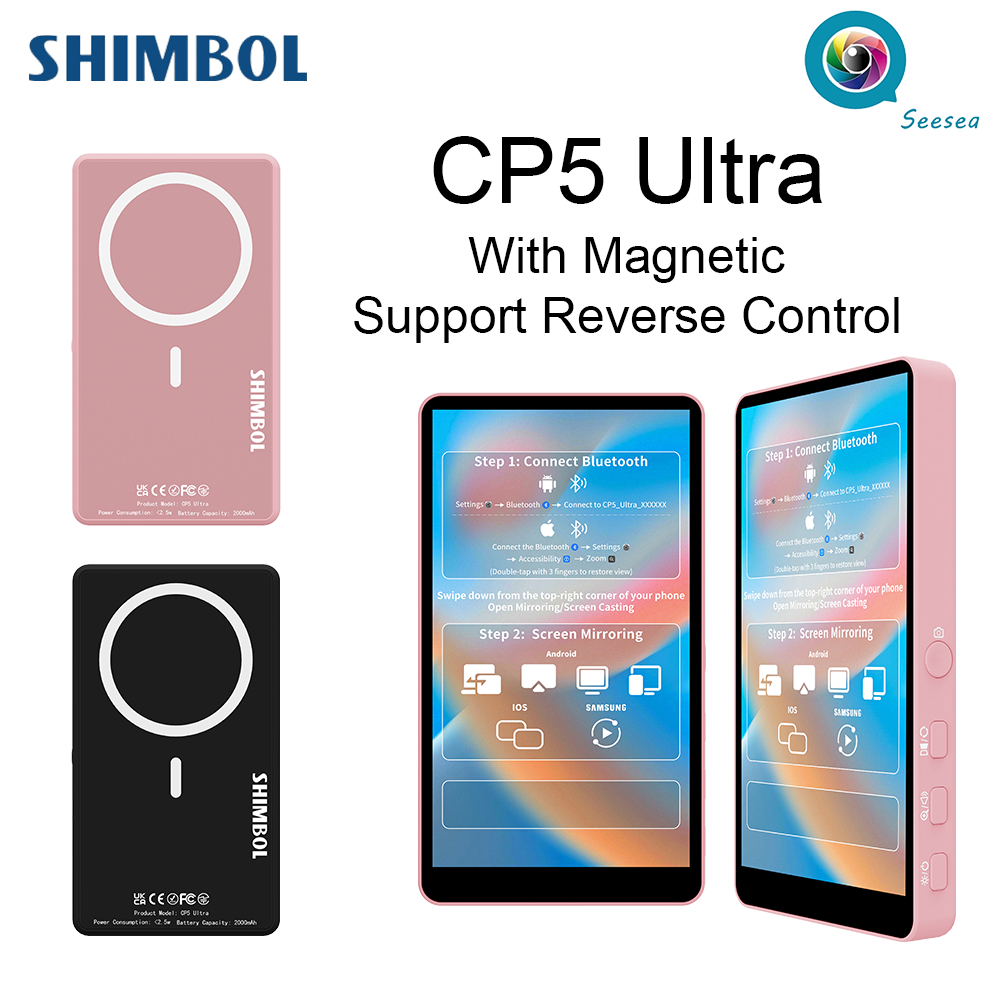 Shimbol CP5 Ultra จอภาพหน้าจอเซลฟี่แบบติดหลังโทรศัพท์มือถือพิเศษ Mobile Phone Rear-Mounted Selfie Sc