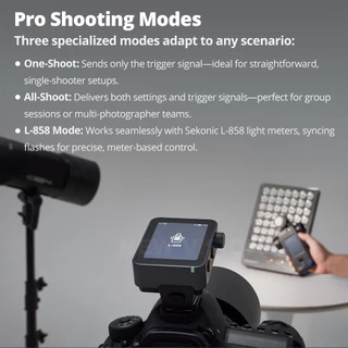 Godox X3PRO C/N/S/F/O 2.4 นิ้ว TTL HSS 2.4G แฟลชทริกเกอร์ไร้สาย OLED เครื่องส่งสัญญาณหน้าจอสัมผัส