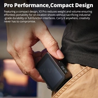 Godox X3PRO C/N/S/F/O 2.4 นิ้ว TTL HSS 2.4G แฟลชทริกเกอร์ไร้สาย OLED เครื่องส่งสัญญาณหน้าจอสัมผัส