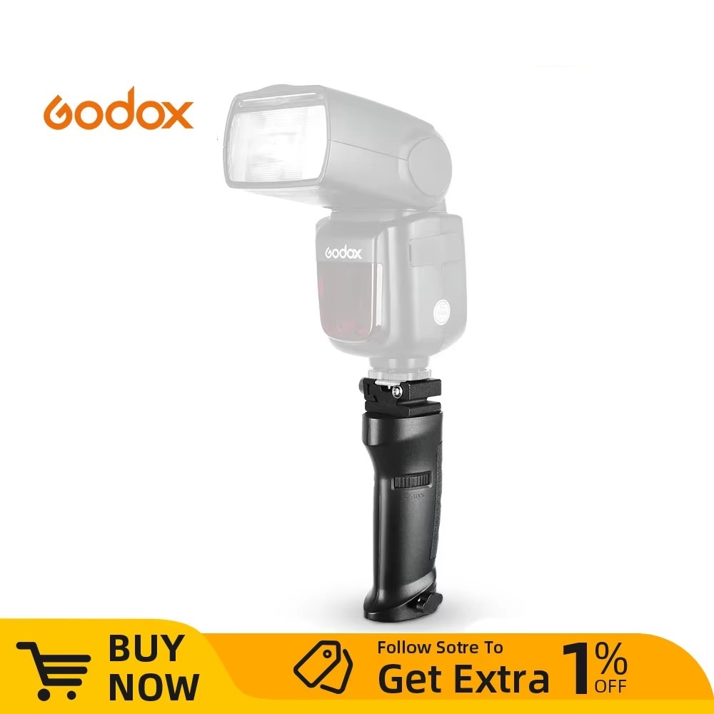 Godox FG-40 Hot Shoe Flash Handle Grip flash bracket holder สําหรับ Godox Speedlite Flash AD200 AD18