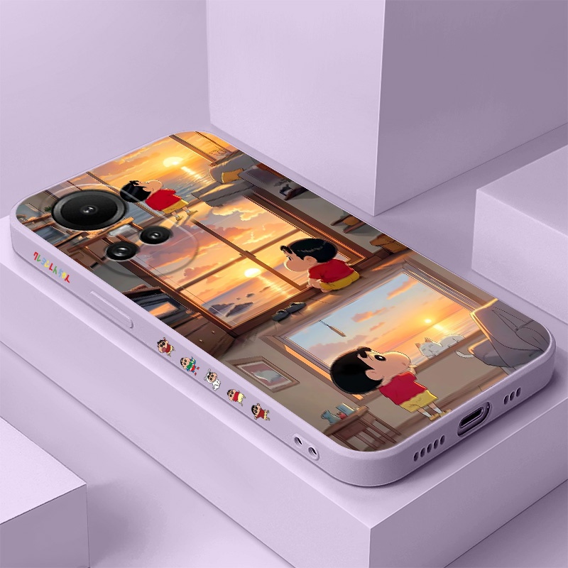 เคสโทรศัพท์สําหรับOPPO Reno 10Pro 10 8Z 8 Pro 8T T Z 7Z 6 5 Pro Plus 5G 4G Charming Sunset Creative 