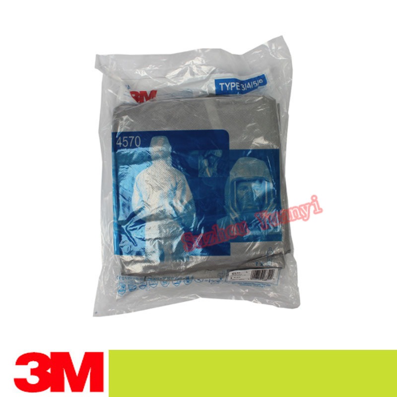 3M 4570 Coverall ชุดป้องกันกับการบริจาคเคมี