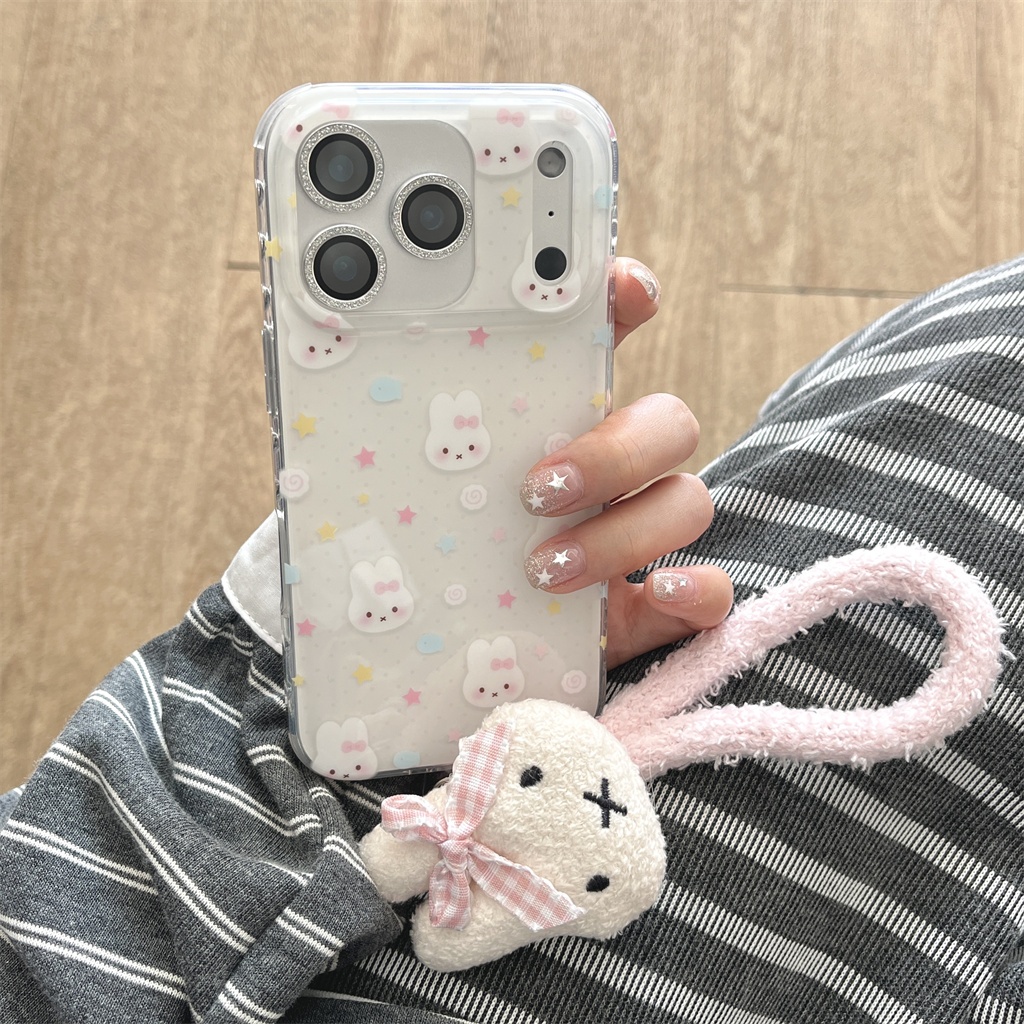 สําหรับIphone Case 17 Pro Max 16 Pro Max 15 Pro Max 14 Pro Max Star Miffy Headเคสโทรศัพท์