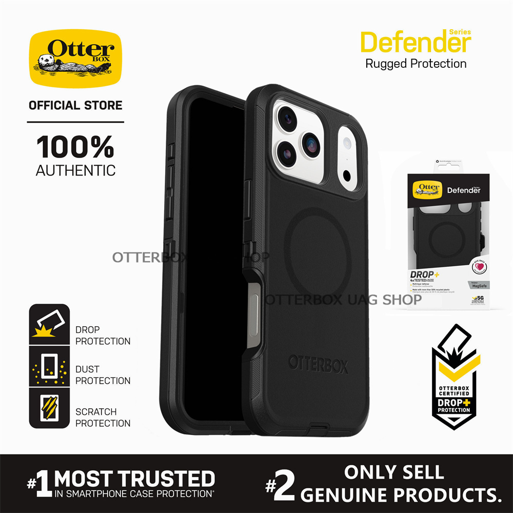 เคส OtterBox รุ่น Defender with Magnetic - iPhone 17 Pro Max / 17 Pro / 17 Air / 17 / 16 15 14 Pro Max / 16 15 14 Pro / 16 15 14 Plus / 13 12 Pro Max / 13 12 Pro / 13 12