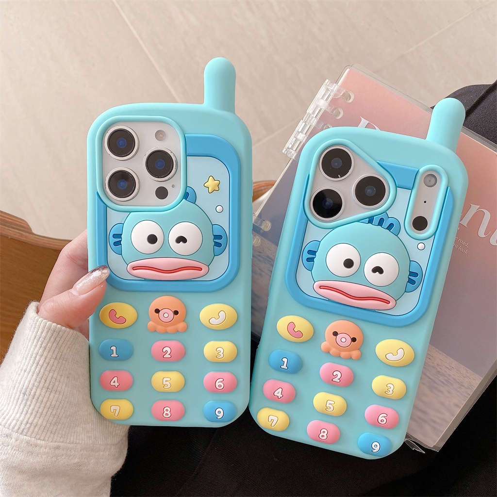 สําหรับIphone Case 17 Pro Max 16 Pro Max 15 Pro Max 14 Pro Max 3Dสามมิติการ์ตูนซิลิโคนนุ่มกรณี