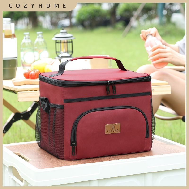 [สต๊อกพร้อม] COZYHOME 14L Catonic กระเป๋าน้ําแข็งปิคนิคแบบพกพา PEVA Leak-Proof Cold Storage Bag ความจุขนาดใหญ่กลางแจ้งเบียร์ฉนวนกันความร้อนกระเป๋า