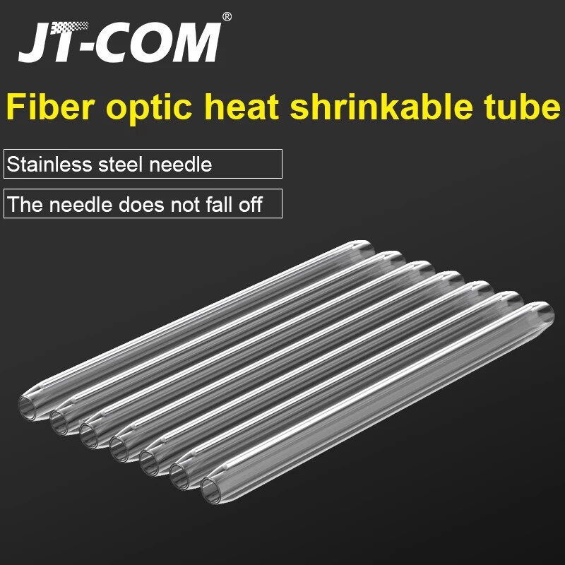 JT-COM 60MM ความร้อน Shrinkable Optic Fiber Splice Fusion Protection Tube Fiber Splice Sleeve ฟรี