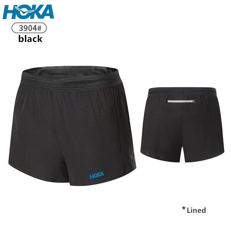 HOKA ONE ONE กางเกงขาสั้นสำหรับผู้ชาย แห้งไว ใช้ได้ในกิจกรรมออกกำลังกายหลากหลาย