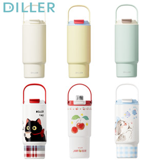 Diller(31oz) แก้วกาแฟสแตนเลสซับเซรามิก กระติกน้ําสูญญากาศ แก…