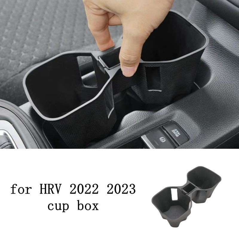 กล่องเก็บสําหรับHonda Vezel HR-V HRV 2023 2022 Driverที่นั่งถาดอุปกรณ์ตกแต่งภายในรถยนต์ถ้วยกล่อง