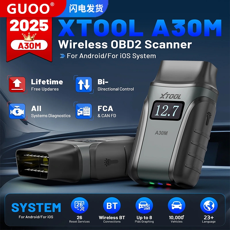 XTOOL A30D/A30M เครื่องมือวินิจฉัยรถยนต์เครื่องมือฟังก์ชั่นพิเศษหลายระบบวินิจฉัย/สากลสําหรับอายุการใ