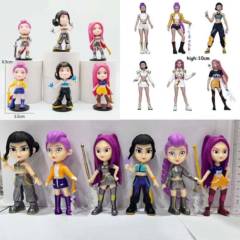 รุ่น KPop Demon Hunters Huntrix Derpy Tiger Action Figure ของสะสมของเล่น ราคา ถูกที่สุด ดีลบีเคเค