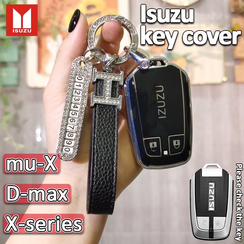 ISUZU D-max ปลอกกุญแจรถ ISUZU mu-X เคสกุญแจ X-series ปลอกกุญแจ D-max เคสกุญแจรีโมท พวงกุญแจ เชือกคล้องหมี