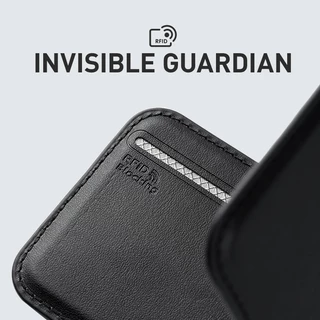 MARK RYDEN ที่ใส่บัตรหนัง PU แบบแม่เหล็กพร้อมขาตั้งสําหรับกระเป๋าสตางค์ iphone Magsafe