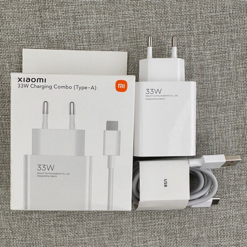 Xiaomi 33W EU ชาร์จ Combo Type-A Turbo Fast Charge Adapter สําหรับ MI 15 14 13 Ultra 14T 13T 11 10 F
